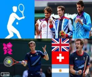 Puzzle Τένις ανδρών ξεχωρίζει Λονδίνο 2012